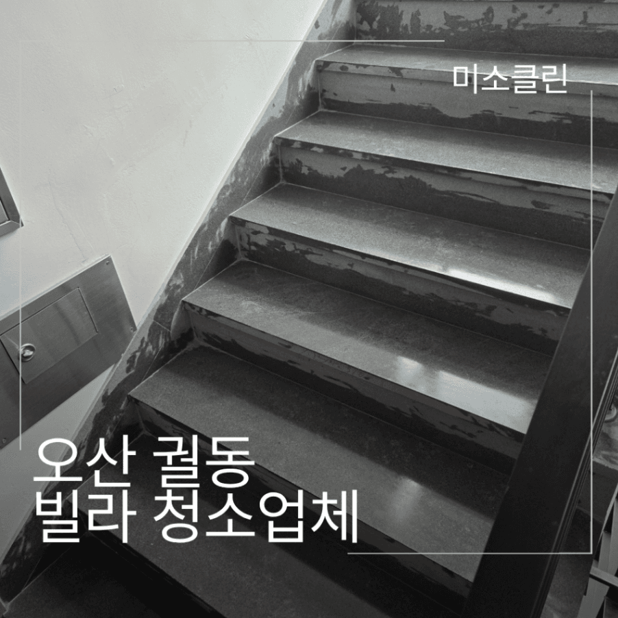 오산 궐동 수청동 빌라 청소업체 시공